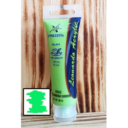 Leonardo Acrylic 30 ml warnaYellowish Green