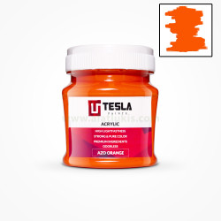 Tesla Acrylic 125 ml warna Azo Orange