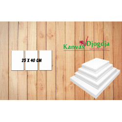 Kanvas span grade standar ukuran 25x40 cm