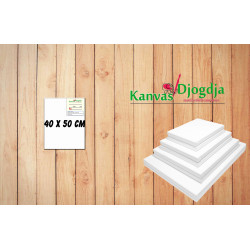 Kanvas span grade standar ukuran 40x50 cm