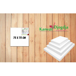 Kanvas span grade standar ukuran 75x75 cm