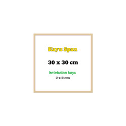 Kayu Span untuk Kanvas ukuran 30x30 cm