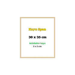 Span Kayu Ukuran 30x35 cm