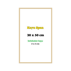Span Kayu Ukuran 30x50 cm