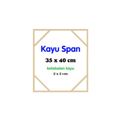 Span Kayu Ukuran 35x40 cm