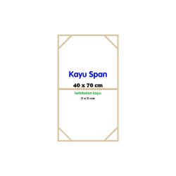 Span Kayu Ukuran 40x70 cm
