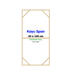 Span Kayu Ukuran 50x100 cm