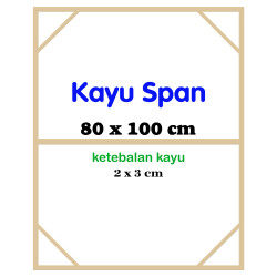 Span Kayu Ukuran 80x100 cm