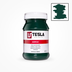 Tesla Acrylic 250 ml warna Phthalo Green