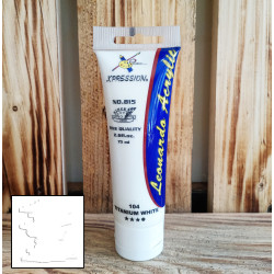 Leonardo Acrylic 75 ml warna Titanium White